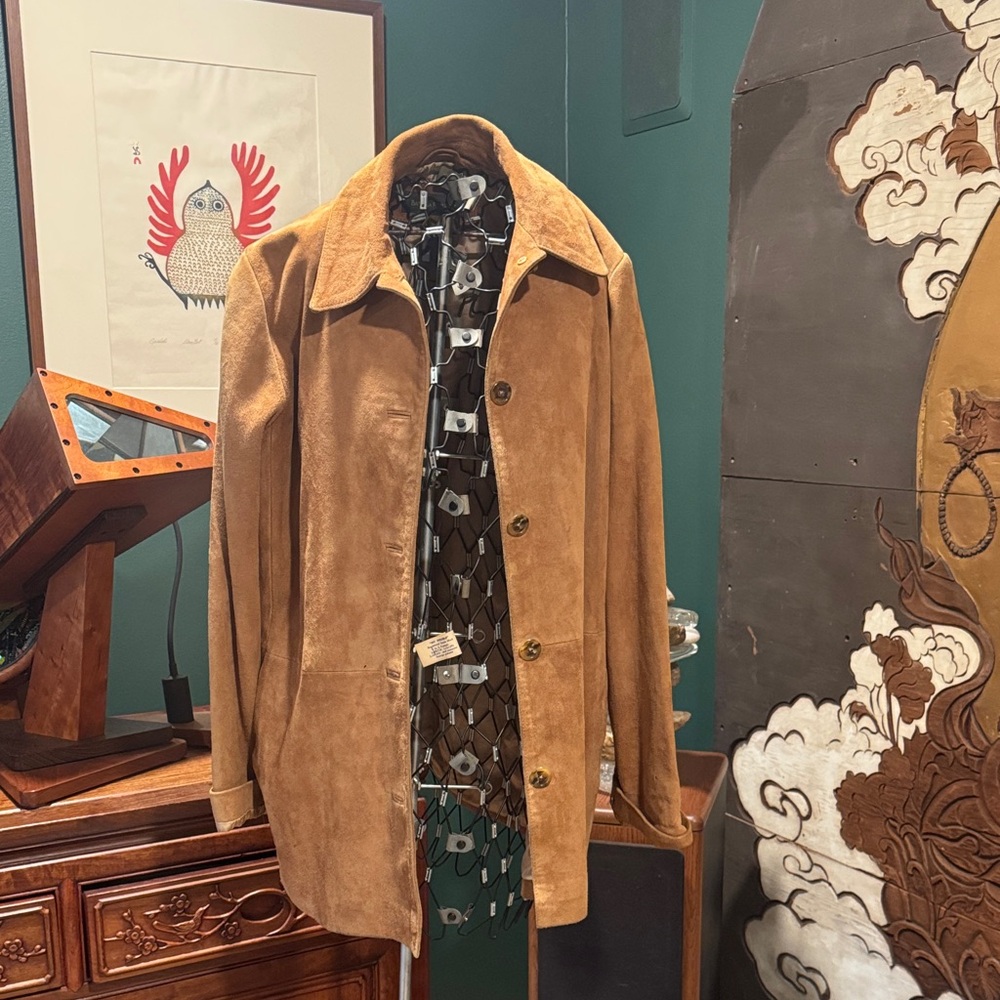 Banana Republic Caramel Camel Suede Jacket